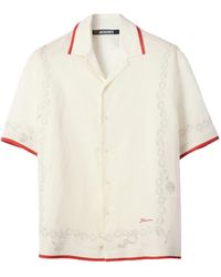 Jacquemus - Chain Pattern Short Sleeve Shirt - Lyst