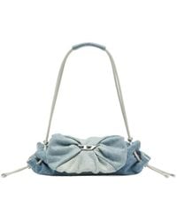 DIESEL - Small Scrunch-D Crystal-Embellished Shoulder Bag - Lyst