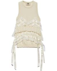 Aniye By - Angie Lace Trim Sleeveless Top - Lyst