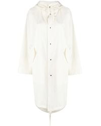 Jil Sander - Logo Parka Coat - Lyst