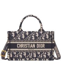 Dior - Mini Book Tote With Strap - Lyst