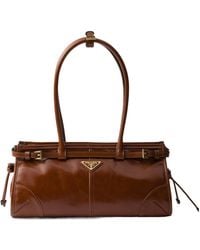 Prada - Bonnie Medium Leather Handbag - Lyst