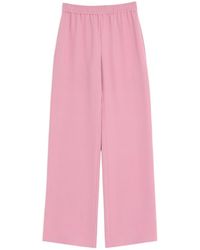 Valentino - High Waist Straight Leg Pants - Lyst