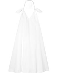 Loewe - Flamenco Halterneck Mini Dress - Lyst