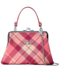 Vivienne Westwood - Granny Frame Check Shoulder Bag - Lyst