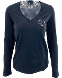 Armani Jeans - V-Neck Long-Sleeved T-Shirt - Lyst