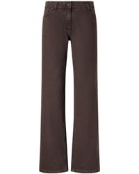 Magda Butrym - Mid-Rise Straight-Leg Jeans - Lyst