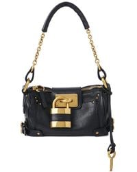 Chloé - Chloé Paddington Padlock Detailed Small Shoulder Bag - Lyst