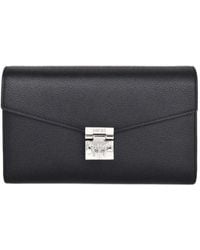 MCM - Litchi Emblem Single Shoulder Bag - Lyst