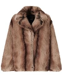 Pinko - Caban Pelliccia Caledenia - Lyst