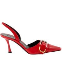 Givenchy - Voyou Buckle Detailed Slingback Pumps - Lyst