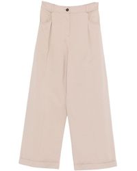 Brunello Cucinelli - Cuffed-Hem Trousers - Lyst
