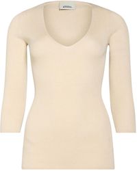Isabel Marant - Solidcolor Lightweight Knit Top - Lyst