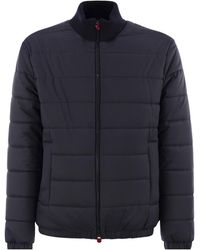 Kiton - Zip-Up Padded Bomber Jacket - Lyst