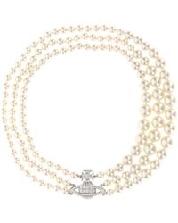Vivienne Westwood - Graziella Three Row Necklace - Lyst