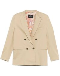 Etro - Notched-Lapels Blazer - Lyst