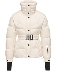 Moncler - Grenoble Karashi Belted Down Jacket - Lyst