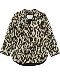 Forte Forte - "Moiree" Jacquard Cloth Coat - Lyst