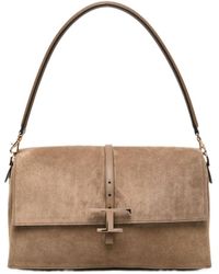 Tod's - T Timeless Flap Shoulder Bag - Lyst
