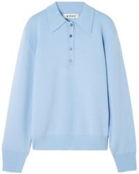 Rohe - Compact Ribbed Polo Shirt - Lyst