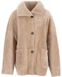 Arma - Single-Breasted Fur Coat - Lyst