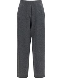 Brunello Cucinelli - Ribbed-Knit Cashmere Trousers - Lyst