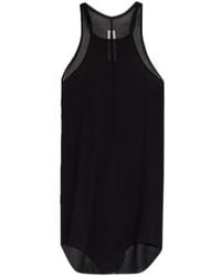 Rick Owens - Ribbed Longline Tank Top - Lyst