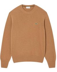 Lacoste - Logo Patch Crewneck Jumper - Lyst