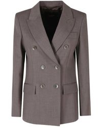 Seventy - Double-Breasted Blazer - Lyst