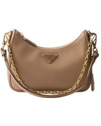 Prada - Re-Edition Mini Saffiano Leather Bag - Lyst