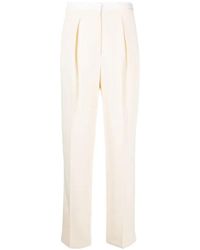 forte_forte - Pleat-Detail High-Waist Trousers - Lyst