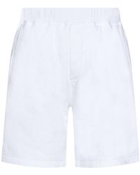 DSquared² - Logo-Print Cotton Shorts - Lyst