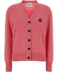 Isabel Marant - Isabel Marant Étoile Karina V-Neck Cardigan - Lyst