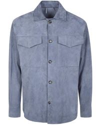 Lardini - Buttoned Pocket Shirt - Lyst