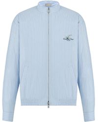 Dior - Zipped Shirt With Christian Couture Lily Of The Valley Embroidery - Lyst