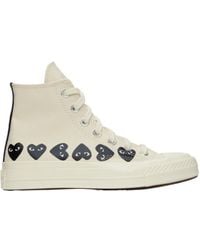 COMME DES GARÇONS PLAY - Comme Des Garçons Play X Converse Chuck 70 Multi Heart High-Top Casual Shoes - Lyst