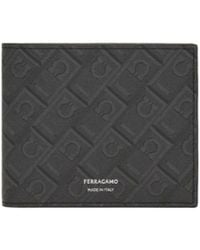 Ferragamo - Ferragamo Monogram Bi-Fold Wallet - Lyst