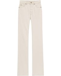 Saint Laurent - 70's High Waist Straight Leg Jeans - Lyst