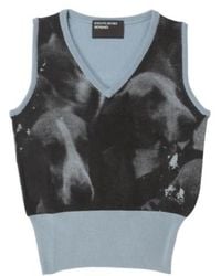 Enfants Riches Deprimes - Graphic-Print V-Neck Sweater - Lyst