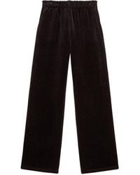 Golden Goose - Logo Patch Wide-Leg Pants - Lyst