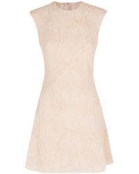 ROTATE BIRGER CHRISTENSEN - Floral-Detail Sleeveless Mini Dress - Lyst