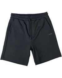 BOSS - Elastic Waist Shorts - Lyst