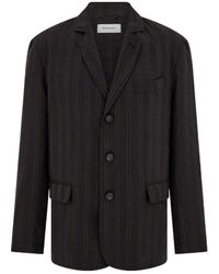 Ferragamo - Ferragamo Pinstripe Single-Breasted Blazer - Lyst