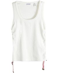 Burberry - Festival Cotton Blend Tank Top - Lyst