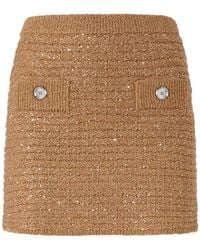 Pinko - Miletto Knitted Mini Skirt - Lyst