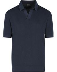 ZEGNA - Textured T-Shirt - Lyst