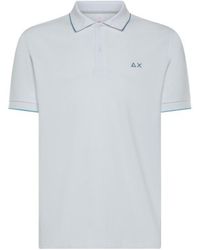 Sun 68 - Contrast Trim Piqué Polo Shirt - Lyst
