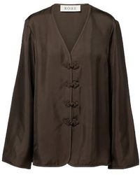 Rohe - Oversized Silk Blouse - Lyst