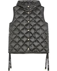 Max Mara - Quilted Down Vest - Lyst