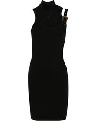 Versace Jeans Couture - Buckle-Straps Cut-Out Minidress - Lyst